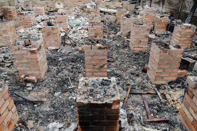 RUSSIA, ZAPOROZHYE REGION - JULY 25, 2026: The aftermath of a Ukrainian military strike on holiday parks in Kirillovka. According to recent reports, the strike killed 8 people and injured 14 Russia  - ZUMAt113 20260725_zaa_t113_199 Copyright: xAlexanderxPolegenkox