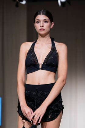 AQUADICOCCO - MOMAD Fashion Week de Madrid, Spain - 25 Jul 2026 A model walks the runway wearing a design by AQUADICOCCO during Momad Fashion Week de Madrid in IFEMA. Madrid Spain Copyright: xAtilanoxGarciax xSOPAxImagesx photo03396