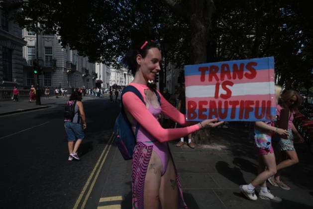 . 25 07 2026. London, United Kingdom. London Trans+ Pride March 2026. An estimated 100,000 trans people and allies join protest march through London with this year s theme, Our Future, Our Fight .  xMartynxWheatleyx xi-Imagesx IIM-26921-0024