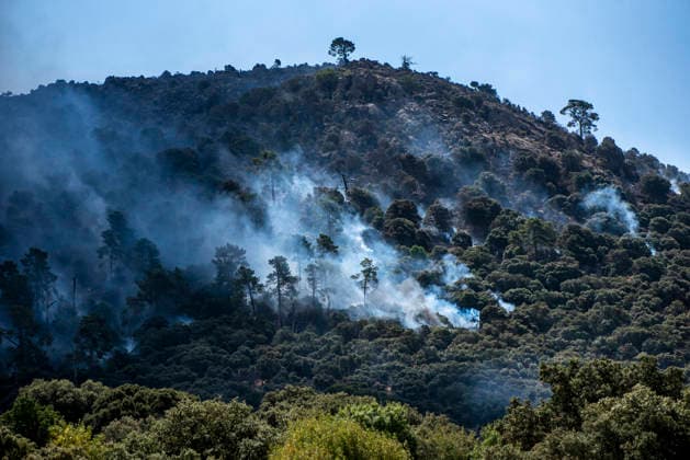 NASA will assess the damage caused by the fires at its complex in Robledo de Chavela, Madrid, once it is safe to do so. Burning trees, July 25, 2026, in Robledo de Chavela, Madrid, Spain. NASA has stated that it will assess potential damage to the Madrid Deep Space Communications Complex (MDSCC), in Robledo de Chavela, Madrid, once it is safe to do so, after the wildfire affecting the area swept through the facilities, which had been evacuated as a precaution. JULY 25, 2026 NASA FIRE ROBLEDO SMOKE NATURE EMbers PAVESA HILL POLLUTION ALMENARA CERRO ROBLEDILLO HOTSPOTS Robledo de Chavela, Madrid Robledo de Chavela, Madrid, Spain  Copyright: xGabrixSolerax 7687433
