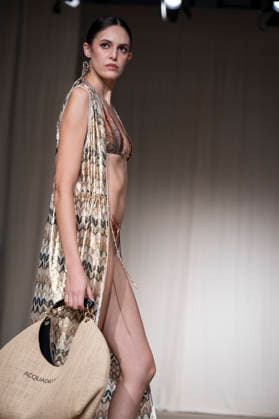 AQUADICOCCO - MOMAD Fashion Week de Madrid, Spain - 25 Jul 2026 A model walks the runway wearing a design by AQUADICOCCO during Momad Fashion Week de Madrid in IFEMA. Madrid Spain Copyright: xAtilanoxGarciax xSOPAxImagesx photo03370