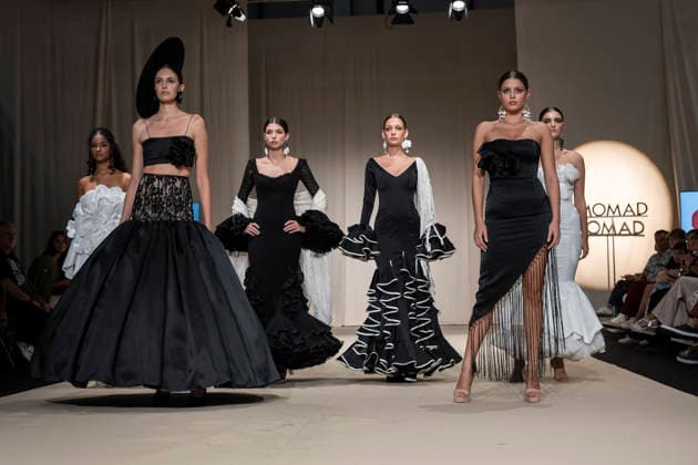 July 25, 2026, Madrid, Spain: A model walks the runway wearing a design by Flamentex during the Momad Fashion Week de Madrid in IFEMA. Madrid Spain  - ZUMAs197 20260725_aaa_s197_080 Copyright: xAtilanoxGarciax