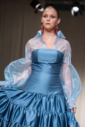 July 25, 2026, Madrid, Spain: A model walks the runway wearing a design by Flamentex during the Momad Fashion Week de Madrid in IFEMA. Madrid Spain  - ZUMAs197 20260725_aaa_s197_101 Copyright: xAtilanoxGarciax
