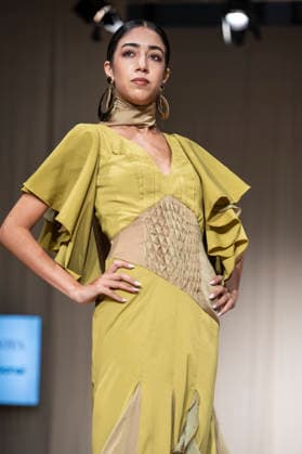 July 25, 2026, Madrid, Spain: A model walks the runway wearing a design by Flamentex during the Momad Fashion Week de Madrid in IFEMA. Madrid Spain  - ZUMAs197 20260725_aaa_s197_118 Copyright: xAtilanoxGarciax