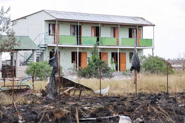 RUSSIA, ZAPOROZHYE REGION - JULY 25, 2026: The aftermath of a Ukrainian military strike on holiday parks in Kirillovka. According to recent reports, the strike killed 12 people and injured 19. Alexander Polegenko TASS  95449091