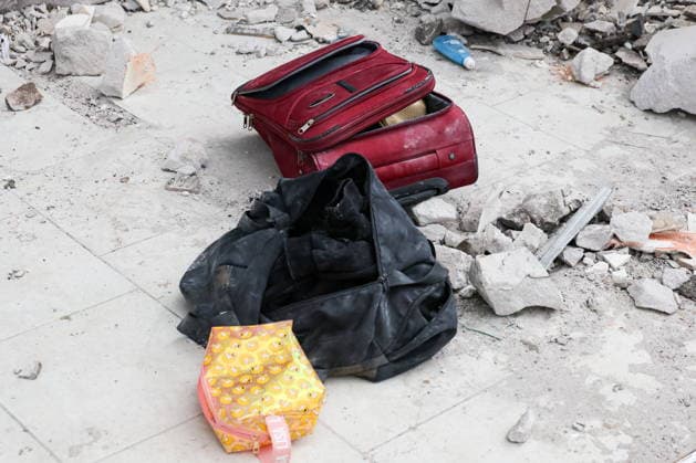 RUSSIA, ZAPOROZHYE REGION - JULY 25, 2026: Personal belongings are pictured following a Ukrainian military strike on holiday parks in Kirillovka. According to recent reports, the strike killed 12 people and injured 19 Russia  - ZUMAt113 20260725_zaa_t113_495 Copyright: xAlexanderxPolegenkox