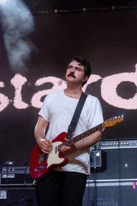 Just Mustard in concert at Latitude Festival at Henham Park in Southwold, UK on 25 July 2026 Mete Kalyon performing with Just Mustard in concert at Latitude Festival at Henham Park in Southwold, UK on 25 July 2026, Credit:Stephen Keable Avalon UK, Suffolk, Southwold, Henham Park  Copyright: xStephenxKeablex xAvalonx 1118645910