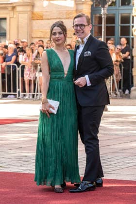 Entertainment des Tages Carlotta Voss and Philipp Amthor attend the concert of Beethovens 9. Symphonie to open the annual Bayreuth Festival 2026 (Richard-Wagner-Festspiele) at Bayreuth Festspielhaus on July 25, 2026 in Bayreuth, Germany 150th Bayreuther Wagner Festival Opening *** Carlotta Voss and Philipp Amthor attend the concert featuring Beethoven s Ninth Symphony to open the annual 2026 Bayreuth Festival (Richard Wagner Festspiele) at the Bayreuth Festspielhaus on July 25, 2026, in Bayreuth, Germany—the 150th Bayreuth Wagner Festival Opening