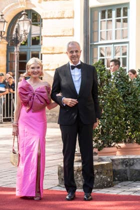 Petra Dieners and Peter Dieners attend the concert of Beethovens 9. Symphonie to open the annual Bayreuth Festival 2026 (Richard-Wagner-Festspiele) at Bayreuth Festspielhaus on July 25, 2026 in Bayreuth, Germany 150th Bayreuther Wagner Festival Opening *** Petra Dieners and Peter Dieners will attend the concert featuring Beethoven s Symphony No. 9 to open the annual 2026 Bayreuth Festival (Richard Wagner Festival) at the Bayreuth Festspielhaus on July 25, 2026, in Bayreuth, Germany—the 150th Bayreuth Wagner Festival Opening