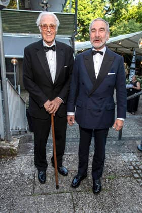 Herzog Franz von Bayern and Thomas Greinwald attend the concert of Beethovens 9. Symphonie to open the annual Bayreuth Festival 2026 (Richard-Wagner-Festspiele) at Bayreuth Festspielhaus on July 25, 2026 in Bayreuth, Germany 150th Bayreuther Wagner Festival Opening *** Duke Franz of Bavaria and Thomas Greinwald attend the concert featuring Beethoven s Symphony No. 9 to open the annual 2026 Bayreuth Festival (Richard Wagner Festival) at the Bayreuth Festspielhaus on July 25, 2026, in Bayreuth, Germany—the 150th Bayreuth Wagner Festival Opening