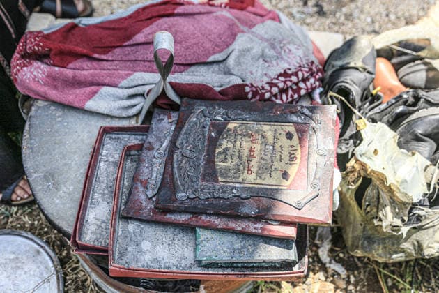 July 25, 2026, Nablus, West Bank, Palestine: Charred remains of a house are seen after it was set on fire by Jewish settlers in the village of Tell, southwest of Nablus in the West Bank. This attack came in retaliation for the killing of two settlers and four Palestinians in Tell, southwest of Nablus in the West Bank. In response, settlers set fire to Palestinian cars and homes in Tell and the neighboring village of Qalqilya Sara. Meanwhile, the Israeli army announced its readiness for a military operation in the northern West Bank, which is under the control of the Palestinian Authority. Nablus Palestine - ZUMAs197 20260725_aaa_s197_260 Copyright: xNasserxishatyehx
