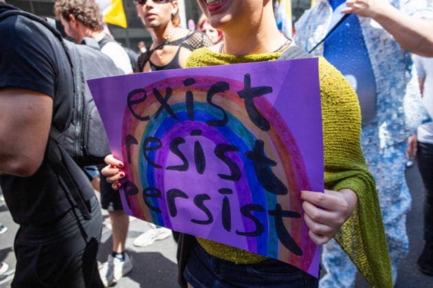 July 25, 2026, Berlin, Berlin, Germany: Participants march during the annual Christopher Street Day (CSD) demonstration in Berlin, Germany, on July 25, 2026. Thousands of people gathered in the German capital to celebrate LGBTQ+ pride and call for equality, diversity, inclusion and the protection of human rights. Berlin Germany  - ZUMAc291 20260725_zip_c291_008 Copyright: xMariaxCastrox