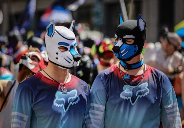 July 25, 2026, Berlin, Berlin, Germany: Thousands of people take part in the 48th Christopher Street Day (CSD) Pride parade in Berlin. Participants marched through the German capital with rainbow flags, colorful costumes, decorated floats and banners calling for equality, diversity and LGBTQ+ rights. Police maintained a security presence throughout the event, while smaller counter-demonstrations and pro-Israel groups were also present along sections of the route... ZUMA Press Wire Berlin Germany - ZUMAa268 20260725_zip_a268_007 Copyright: xAbdelrahmanxAlkahloutx