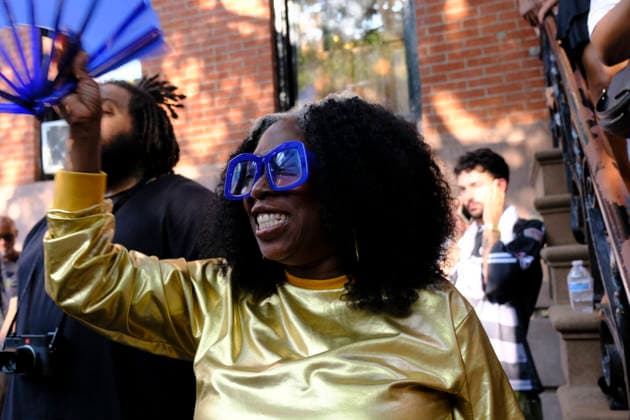 BROOKLYN, NY - JULY 25: Thousands of people attend Saint James Joy dance block party in Clinton Hill, Brooklyn in New York City on July 25, 2026. Copyright: xKatiexGodowskix