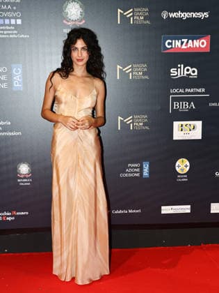 IPA86995448 - Soverato (CZ), Magna Graecia Film Festival - Opening Night. Pictured: Fotini Peluso  Copyright: xMarcoxProvvisionatox xMarcoxProvvisionatox 86995448