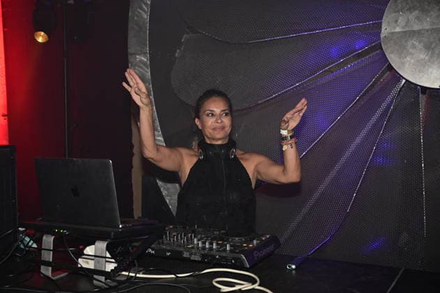 Gitta Saxx mit ihrem Projekt Saxx Beatz im Heizkessel bei der 16. Dresdner Schlössernacht 2026 an den Elbschlössern. Dresden, 25.07.2026 *** Gitta Saxx with her project Saxx Beatz at the Heizkessel during the 16th Dresden Castle Night 2026 at the Elbe Castles in Dresden, July 25, 2026 Copyright: xMatthiasxWehnertx