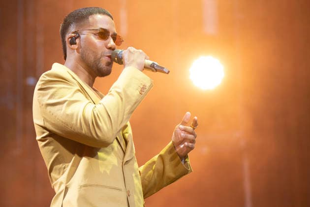 July 25, 2026, Madrid, Spain: American singer-songwriter Romeo Santos, seen live on stage during his performance Better Late Than Never at the Metropolitano stadium. Madrid Spain - ZUMAs197 20260725_aaa_s197_336 Copyright: xAtilanoxGarciax