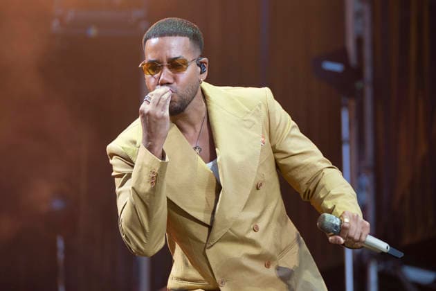 July 25, 2026, Madrid, Spain: American singer-songwriter Romeo Santos, seen live on stage during his performance Better Late Than Never at the Metropolitano stadium. Madrid Spain - ZUMAs197 20260725_aaa_s197_354 Copyright: xAtilanoxGarciax