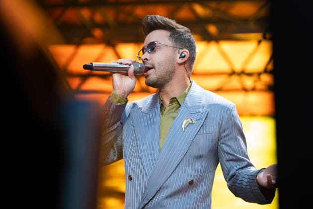 July 25, 2026, Madrid, Spain: Singer Prince Royce seen live on stage during his performance Better Late Than Never at the Metropolitano stadium. Madrid Spain - ZUMAs197 20260725_aaa_s197_356 Copyright: xAtilanoxGarciax