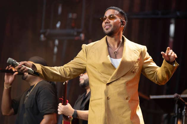 July 25, 2026, Madrid, Spain: American singer-songwriter Romeo Santos, seen live on stage during his performance Better Late Than Never at the Metropolitano stadium. Madrid Spain - ZUMAs197 20260725_aaa_s197_368 Copyright: xAtilanoxGarciax