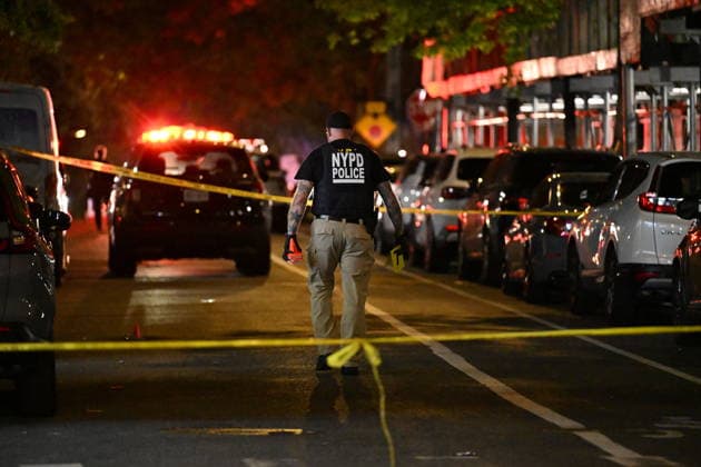 12-year-old boy killed, two men injured in Bronx shooting BRONX, NEW YORK, UNITED STATES - JULY 25: NYPD officers work the scene where a 12-year-old boy was killed and two men were injured in a shooting outside of a Supermarket and Deli at 104 Elliot Place in Bronx, New York, United States on July 25, 2026. Saturday afternoon at approximately 4:55 pm the shooting took place. A 12-year-old boy was shot to the shoulder and taken to Lincoln Hospital where he was pronounced dead. A 25-year-old man was shot to the buttocks and a 34-year-old man was shot to the foot. Both men are listed in stable condition at the hospital. There are no arrests, the identity of the deceased is pending proper family notification and the investigation is ongoing by  Copyright: x2026xAnadoluxKylexMazzax