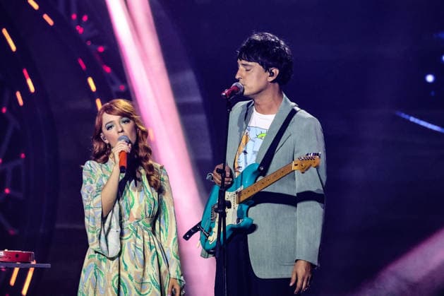 IPA87001150 - Maria Antonietta and Colombre, on stage at La Notte dei Fiori in Sanremo. during LA NOTTE DEI FIORI - SANREMO ESTATE, Music Concert in SANREMO, Italy, July 25, 2026  Copyright: xRenataxRoattino LiveMediax xx 87001150