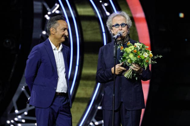 IPA87001153 - Fabio Concato on stage at La Notte dei Fiori in Sanremo. during LA NOTTE DEI FIORI - SANREMO ESTATE, Music Concert in SANREMO, Italy, July 25, 2026  Copyright: xRenataxRoattino LiveMediax xx 87001153