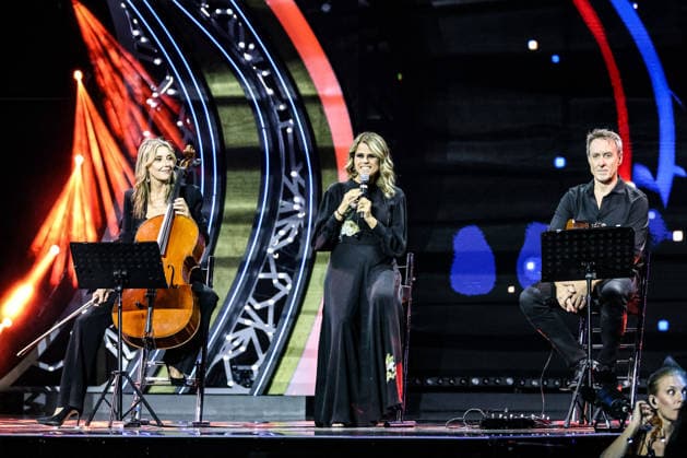 Music Concert - LA NOTTE DEI FIORI - SANREMO ESTATE Tosca on stage at La Notte dei Fiori in Sanremo. during LA NOTTE DEI FIORI - SANREMO ESTATE, Music Concert in SANREMO, Italy, July 25 2026 SANREMO PIAN DI NAVE SANREMO Italy Copyright: xRenataxRoattinox xLiveMediax LPM_2583751