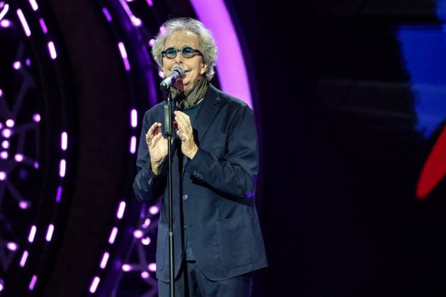 IPA87001198 - Fabio Concato on stage at La Notte dei Fiori in Sanremo. during LA NOTTE DEI FIORI - SANREMO ESTATE, Music Concert in SANREMO, Italy, July 25, 2026  Copyright: xRenataxRoattino LiveMediax xx 87001198