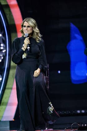 IPA87001440 - Tosca on stage at La Notte dei Fiori in Sanremo. during LA NOTTE DEI FIORI - SANREMO ESTATE, Music Concert in SANREMO, Italy, July 25, 2026  Copyright: xRenataxRoattino LiveMediax xx 87001440