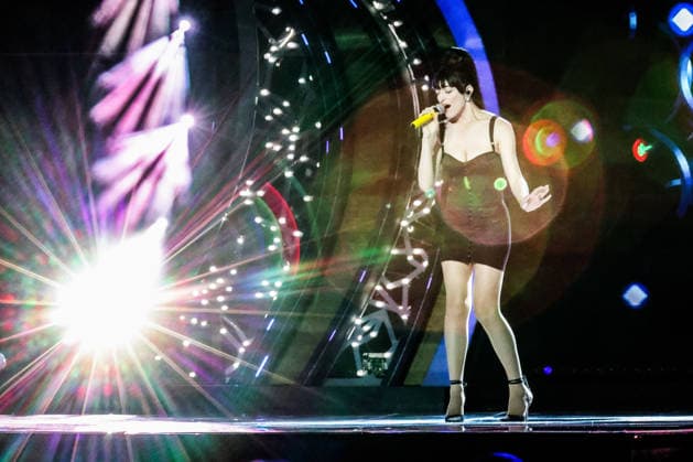 IPA87001448 - Roshelle on stage at La Notte dei Fiori in Sanremo. during LA NOTTE DEI FIORI - SANREMO ESTATE, Music Concert in SANREMO, Italy, July 25, 2026  Copyright: xRenataxRoattino LiveMediax xx 87001448