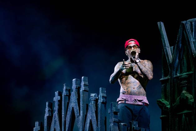 July 25, 2026, Salerno, Italy: Gionata Boschetti aka Sfera Ebbasta performs live at Piazza della LibertÃ during the Celebration Tour. Salerno Italy - ZUMAs197 20260725_aaa_s197_485 Copyright: xAndreaxGulx