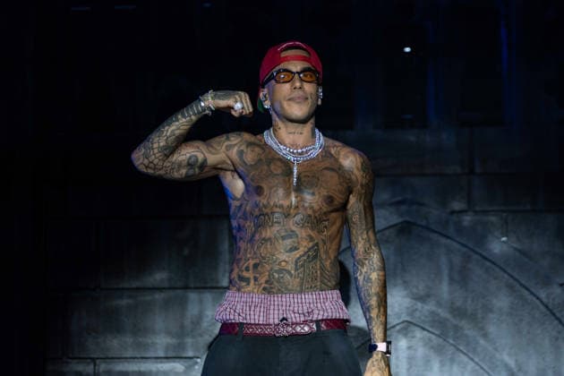 July 25, 2026, Salerno, Italy: Gionata Boschetti aka Sfera Ebbasta performs live at Piazza della LibertÃ during the Celebration Tour. Salerno Italy - ZUMAs197 20260725_aaa_s197_506 Copyright: xAndreaxGulx