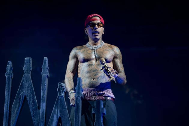 July 25, 2026, Salerno, Italy: Gionata Boschetti aka Sfera Ebbasta performs live at Piazza della LibertÃ during the Celebration Tour. Salerno Italy - ZUMAs197 20260725_aaa_s197_508 Copyright: xAndreaxGulx