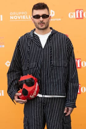 56th Giffoni Film Festival - Photocall Gianluca Gazzoli Junior Cally during photocall of Italian singer Junior Cally at the 56th Giffoni Film Festival. Giffoni Valle Piana on July 25, 2026. Photo by Andrea Bracaglia ABACAPRESS.COM Giffoni Valle Piana Italy Italy  Copyright: xBracagliaxAndrea ABACAx