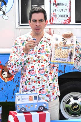 Eli Roth beim Photocall zum Kinofilm Ice Cream Man auf der San Diego Comic-Con International 2026 am Kansas City Barbeque. San Diego, 24.07.2026 *** Eli Roth at the photo call for the movie *Ice Cream Man* at San Diego Comic-Con International 2026 at Kansas City Barbeque in San Diego, July 24, 2026 Foto:xD.xStarbuckx xFuturexImagex ice_6728