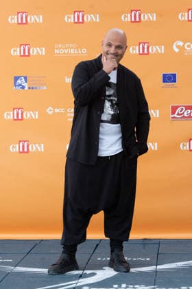 56th Giffoni Film Festival - Photocall Eiffel 65 Jeffrey Jey during photocall of the Italian disco-dance band Eiffel 65 composed of the duo Jeffrey Jey and Maurizio Lobina at the 56th Giffoni Film Festival. Giffoni Valle Piana on July 24, 2026. Photo by Andrea Bracaglia ABACAPRESS.COM Giffoni Valle Piana Italy Italy  Copyright: xBracagliaxAndrea ABACAx