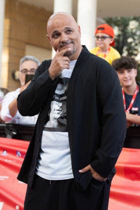 56th Giffoni Film Festival - Photocall Eiffel 65 Jeffrey Jey during photocall of the Italian disco-dance band Eiffel 65 composed of the duo Jeffrey Jey and Maurizio Lobina at the 56th Giffoni Film Festival. Giffoni Valle Piana on July 24, 2026. Photo by Andrea Bracaglia ABACAPRESS.COM Giffoni Valle Piana Italy Italy  Copyright: xBracagliaxAndrea ABACAx