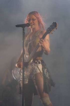 Wet Leg in concert at Latitude Festival at Henham Park in Southwold, UK on 25 July 2026 Rhian Teasdale performing with Wet Leg in concert at Latitude Festival at Henham Park in Southwold, UK on 25 July 2026, Credit:Stephen Keable Avalon UK, Suffolk, Southwold, Henham Park  Copyright: xStephenxKeablex xAvalonx 1118723685