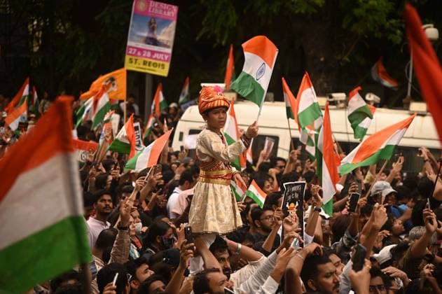 July 26, 2026, Mumbai, Maharashtra, India: Supporters of the youth-led satirical political movement Cockroach Janta Party (CJP) celebrate the resignation of Union Education Minister Dharmendra Pradhan, in Mumbai, India, 26 July 2026. Mumbai India - ZUMAn310 20260726_zip_n310_016 Copyright: xDeepxNairx