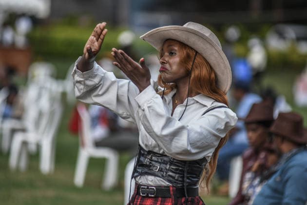Kenya hosts International Cowboys and Cowgirls Day Festival NAIROBI, KENYA – JULY 25: Participants wearing cowboy-themed outfits attend the International Cowboys and Cowgirls Day Festival at the Ngong Racecourse in Nairobi, Kenya, on July 25, 2026. The festival brought together cowboy and cowgirl enthusiasts, who showcased colorful Western-inspired costumes and celebrated cowboy culture through various activities and performances. Gerald Anderson Anadolu Nairobi Kenya. Editorial use only. Please get in touch for any other usage.  Copyright: x2026xAnadoluxGeraldxAndersonx