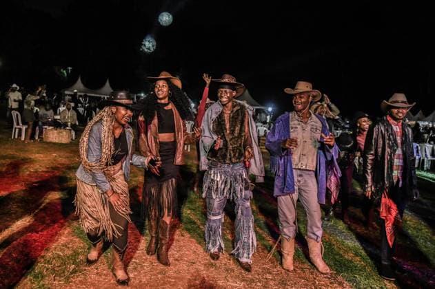 Kenya hosts International Cowboys and Cowgirls Day Festival NAIROBI, KENYA – JULY 25: Participants wearing cowboy-themed outfits attend the International Cowboys and Cowgirls Day Festival at the Ngong Racecourse in Nairobi, Kenya, on July 25, 2026. The festival brought together cowboy and cowgirl enthusiasts, who showcased colorful Western-inspired costumes and celebrated cowboy culture through various activities and performances. Gerald Anderson Anadolu Nairobi Kenya. Editorial use only. Please get in touch for any other usage.  Copyright: x2026xAnadoluxGeraldxAndersonx