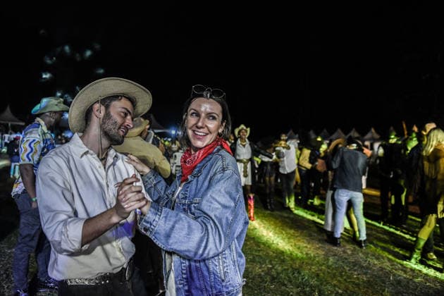 Kenya hosts International Cowboys and Cowgirls Day Festival NAIROBI, KENYA – JULY 25: Participants wearing cowboy-themed outfits attend the International Cowboys and Cowgirls Day Festival at the Ngong Racecourse in Nairobi, Kenya, on July 25, 2026. The festival brought together cowboy and cowgirl enthusiasts, who showcased colorful Western-inspired costumes and celebrated cowboy culture through various activities and performances. Gerald Anderson Anadolu Nairobi Kenya. Editorial use only. Please get in touch for any other usage.  Copyright: x2026xAnadoluxGeraldxAndersonx