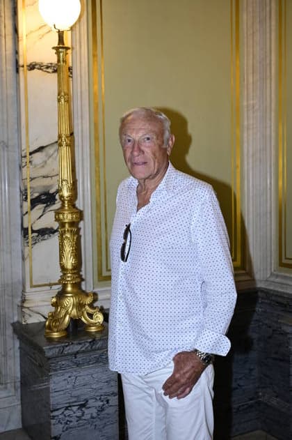 Eduard Ede Geyer bei der 16. Dresdner Schlössernacht 2026 an den Elbschlössern. Dresden, 25.07.2026 *** Eduard Ede Geyer at the 16th Dresden Castle Night 2026 at the Elbe Castles in Dresden, July 25, 2026 Copyright: xMatthiasxWehnertx