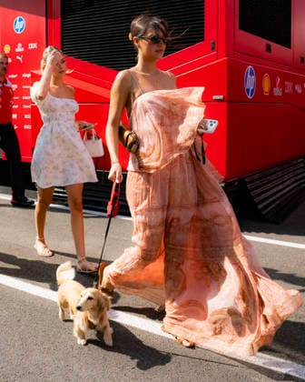 F1 Hungarian Grand Prix - Alexandra Leclerc ALEXANDRA LECLERC (FRA) Art Historian & Creator (formerly Alexandra Saint Mleux) with her dog LEO LECLERC (DOG) on Sunday Race day during the 2026 Formula 1 AWS Hungarian Grand Prix at the Hungaroring on July 26, 2026. Photo by Antoine LAPEYRE Reveries Agency via ABACAPRESS.COM Budapest Hungary  Copyright: xAntoinexLapeyre ReveriesxAgency ABACAx