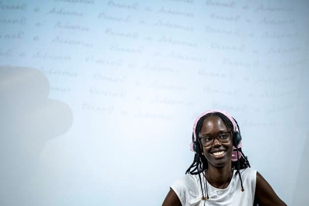 French-Senegalese film director and screenwriter Ramata-Toulaye Sy speaks during the 52nd annual Summer Film School festival in Uherske Hradiste, Czech Republic, July 26, 2026. (CTKxPhoto RadekxPetrasek) CTKPhotoF202607260002101  CTKPhotoF202607260002101