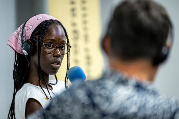 French-Senegalese film director and screenwriter Ramata-Toulaye Sy speaks during the 52nd annual Summer Film School festival in Uherske Hradiste, Czech Republic, July 26, 2026. (CTKxPhoto RadekxPetrasek) CTKPhotoF202607260003101  CTKPhotoF202607260003101