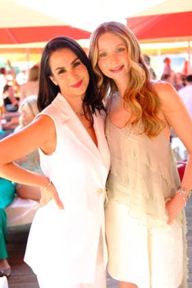 Sila Sahi and Anna Hiltrop attend the Casa Riani fashion event on July 25, 2026 at the Lido Harbor in Dusseldorf, Germany Casa RIANI fashion event in Dusseldorf, Germany *** Sila Sahi and Anna Hiltrop attend the Casa Riani fashion event on July 25, 2026, at the Lido Harbor in Düsseldorf, Germany. Casa Riani fashion event in Düsseldorf, Germany