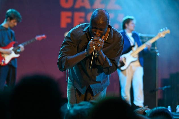 Nice Jazz Fest 2026, Day 3, July 25, Obongjayar Nice Jazz Fest 2026, July 23–25, in the Albert I Garden, between the Masséna and Théâtre de Verdure stages 458551 July 25, 2026  Copyright: xL.Urmanx xStarfacex STAR_458551_001