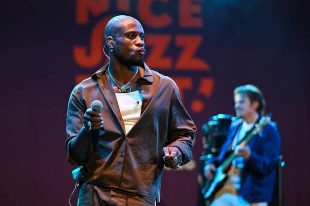 Nice Jazz Fest 2026, Day 3, July 25, Obongjayar Nice Jazz Fest 2026, July 23–25, in the Albert I Garden, between the Masséna and Théâtre de Verdure stages 458551 July 25, 2026  Copyright: xL.Urmanx xStarfacex STAR_458551_002